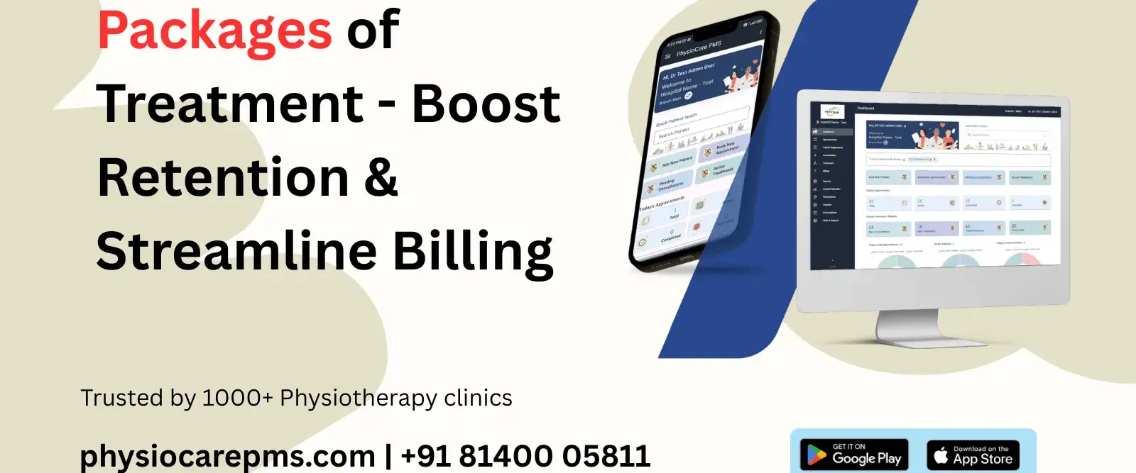 Treatment Packages Management in PhysioCare PMS