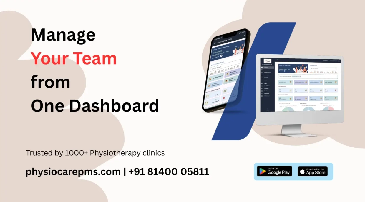 Physiotherapy Clinic Staff Management Dashboard